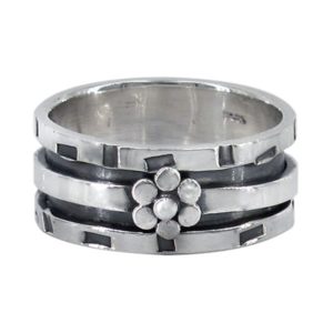 Sterling Silver Meditation Ring ZSMN91087