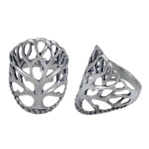Sterling Silver Tree of Life Ring