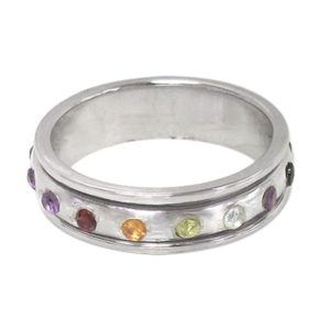 Sterling Silver Meditation Ring ZSMN9A3322