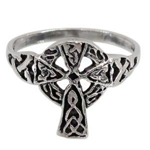 Sterling Silver Celtic Knot Cross Ring