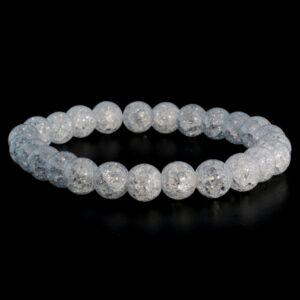 Crackle Quartz 8mm Stretch Bracelet