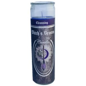 Witch's Broom Ritual Candle Image