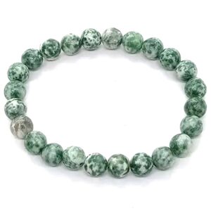 Tree Agate 8mm Stretch Bracelet