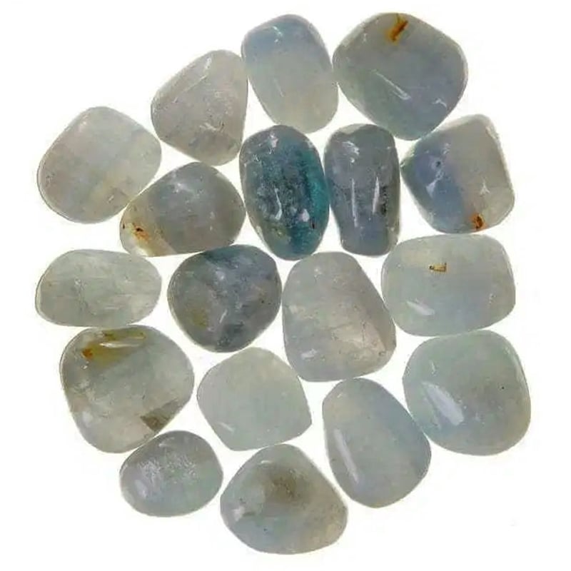 Pile of Tumbled Celestite stones