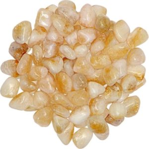 Pile of Tumbled Citrine Stones