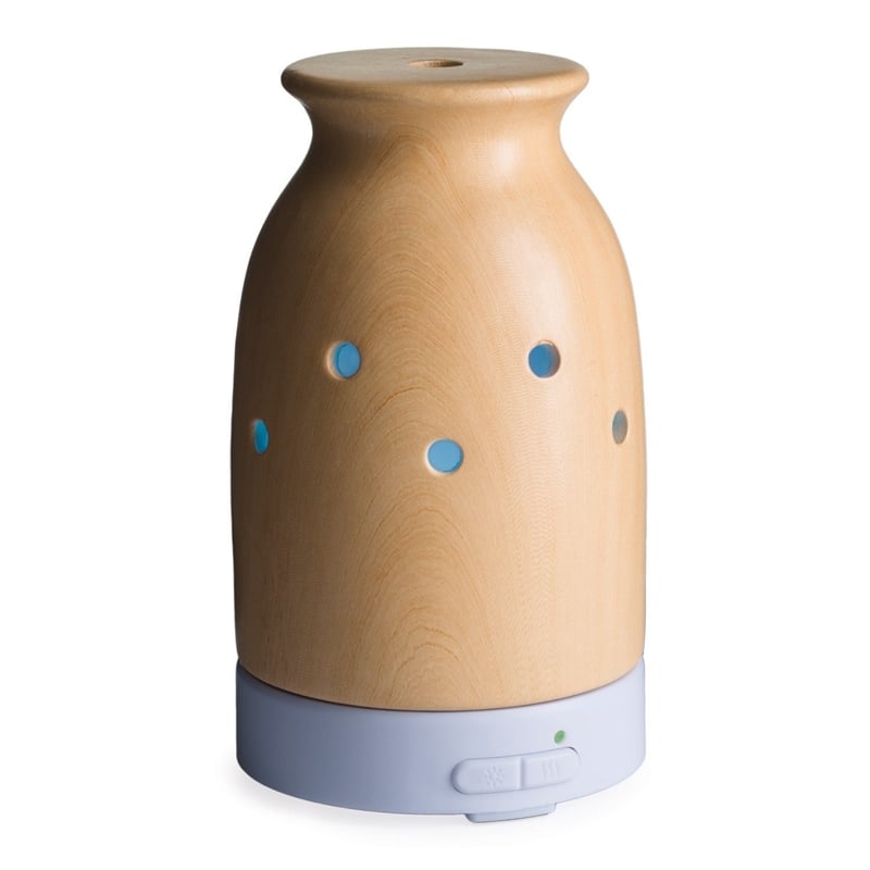 Table Top Ultra Sonic Essential Oil Diffuser: Bamboo