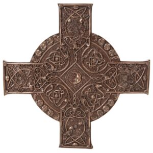 Elemental Celtic Cross Wall Plaque