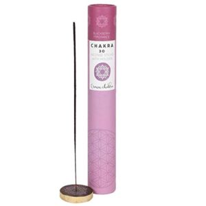 Crown Chakra Incense Sticks – Blackberry with Wooden Holder – The Zen Shop