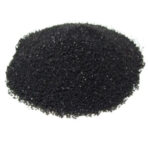 pile of black salt