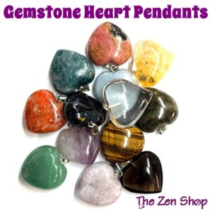 Crystal Heart Pendants
