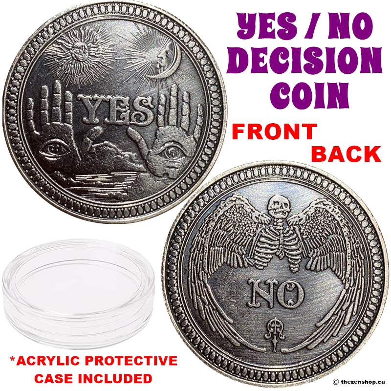 Yes No Decision Making Coin