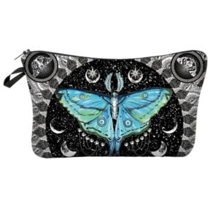 Luna Moth Zippered Pouch image
